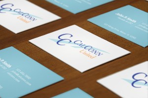 Creative Leif Designs | CalConn United Business Card Mock-up