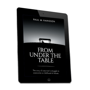 From Under The Table Book Design on Tablet